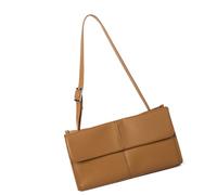 ERRORY Sac à bandoulière tendance sous les bras méthodes de transport fonctionnelles en cuir PU souple design rétro accessoire quotidien sac à main sous les bras, Couleur boue.