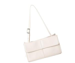 ERRORY Sac à bandoulière tendance sous les bras méthodes de transport fonctionnelles en cuir PU souple design rétro accessoire quotidien sac à main sous les bras, beige