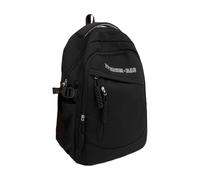 ERRORY Sac à dos d'école pour femme - Sac à dos pour ordinateur portable - En nylon - Sac à dos d'école - Sac à dos de voyage - Sangles réglables Dayapck, Noir
