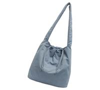 ERRORY Sac à main japonais de grande capacité sous les bras pour femme, sac à bandoulière en nylon, pratique et décontracté, sac à main de grande capacité, bleu, One Size