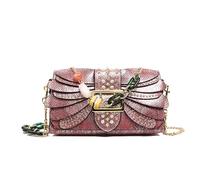 ERRORY Sac à main moderne en cuir synthétique pour ceux qui apprécient l'esthétique sophistiquée et la praticité du sac à bandoulière pour femme, violet, One Size