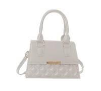 ERRORY Sac à main tendance en polyuréthane et sac à bandoulière pratique pour un usage quotidien et des réunions sociales en polyuréthane, blanc