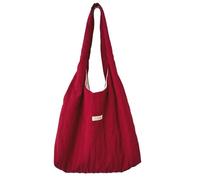 ERRORY Sac de courses élégant en polyester avec grandes poches, sac à provisions décontracté, sac à main à bandoulière pour bureau et loisirs, école à la mode, a, One Size
