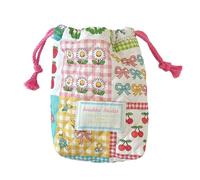 ERRORY Sac de rangement immédiat résistant pour appareil photo avec cordon en polyester fin pour la randonnée, les rudiments en plein air, Puzzle Flower Girl