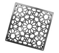ERRORY Sous-verres carrés en métal double couche pour camping, randonnée et pique-niques - Isolation thermique durable