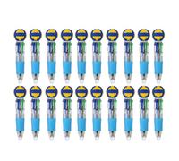 ERRORY Stylo à bille multicolore 4 en 1 sur le thème du sport amusant - Stylos à bille créatifs de motivation pour enfants et adultes - Marqueur multicolore