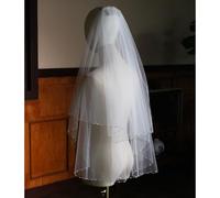 ERRORY Voilage de mariée élégant Mantilla à une seule couche pour concours de beauté, bal de fin d'année, spectacles pour robe de soirée, accessoires de mariée élégants