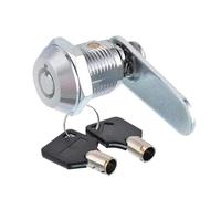 errous Pour BoîTes Aux Lettres Lot de 6 serrures à came 16/20 mm for portes, tiroirs, armoires, boîtes aux lettres, casiers, placards, avec 2 clés Pour Placards(30mm)