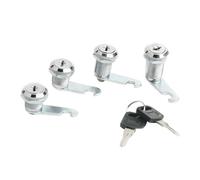 errous Pour BoîTes Aux Lettres Lot de 6 serrures tiroir 16/20/25/30 mm avec 2 clés for meubles, portes, armoires, bureaux, boîtes aux lettres Pour Placards(25MM)