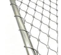 errtsdb Multifonctionnel Filet de câble Inoxydable, Filet Anti-Chute Facile à Installer, adapté aux terrasses, balcons, Jardins et installations zoologiques-1×9m