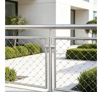 errtsdb Multifonctionnel Filet de câble Inoxydable, Filet Anti-Chute Facile à Installer, adapté aux terrasses, balcons, Jardins et installations zoologiques-1.2×5m