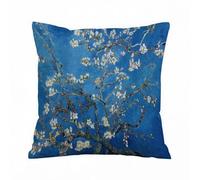 ERRTU Housse de Coussin 40x40 cm,Avis sur Le Puzzle Eurographics Branches d'amandiers Fleuries,Housse Coussin Exterieur,Motif Décoratif Taie d'oreiller,Coussin Decoratif Canape