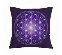 ERRTU Housse de Coussin 40x40 cm,Géométrie sacrée. Illustration vectorielle.,Housse Coussin Exterieur,Motif Décoratif Taie d'oreiller,Coussin Decoratif Canape