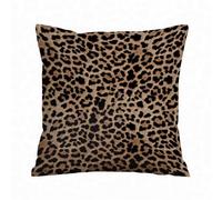 ERRTU Housse de Coussin 45x45 cm,Motif de Peau de léopard pour Un Travail sans Couture imprimé,Housse Coussin Exterieur,Motif Décoratif Taie d'oreiller,Coussin Decoratif Canape