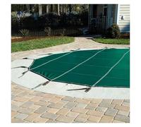 ERRULAN Bâches pour Piscine Couvertures de sécurité pour piscines creusées de 9/8/7/6/5/4/3/2.1/1.2 m, Filet Anti-Feuilles Robuste, Bords Cousus et renforcés, Maille épaisse(Dia 7.5ft/2.3m)