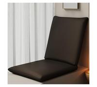 ERRULAN Chaise de Sol avec Soutien Dorsal Chaises de Sol réglables pour Adultes avec Soutien Lombaire, Lavables Sièges Gaming, Imperméables Chaises ergonomiques sans Pieds(Black)
