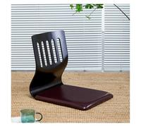ERRULAN Chaise de Sol avec Soutien Dorsal Coussin de méditation pour Chaise de Bureau, chaises de Sol en Mousse à mémoire de Forme, sièges ergonomiques et antidérapants Japonais sans Jambes(Style19)