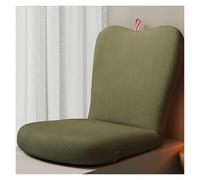 ERRULAN Chaise de Sol avec Soutien Dorsal Hauteur réglable Fauteuil de Sol Inclinable, Ergonomique Siège de Bureau/méditation, Lavable Fauteuil inclinable rembourré Fauteuils de Jeu(Green)