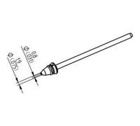 Ersa 0742ED0819H/SB Panne de fer à dessouder conique Longueur de la panne 79.25 mm Contenu G