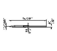 Ersa Panne de fer à souder 212 CD LF forme de burin taille 1 mm 1 pièce