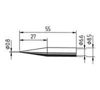 Ersa Panne à souder Ersadur 842 SD LF – forme crayon rallongée, longue durée, 0,8 mm – 1 pc