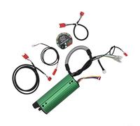 Ersa Kit de commande 48 V 15 A pour scooter électrique HX X8, boîtier de commande en métal et plastique avec panneau d'affichage et jeu de câbles, résistant à la chaleur, commande de frein sensible