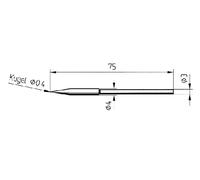 Ersa Panne à souder 0,4 mm