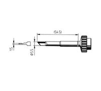Ersa Panne à souder ERSA 3.2mm -en forme de ciseau Quantité:1