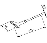 Ersa Panne de fer à dessouder Taille de la panne 25 mm Contenu 1 pc(s)