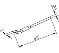 Ersa Panne de fer à dessouder Taille de la panne 4 mm Contenu 2 pc(s)