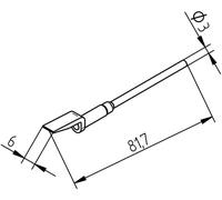 Ersa Panne de fer à dessouder Taille de la panne 6 mm Contenu 2 pc(s)