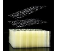 Ersan-1200 Pcs Thin Breathable Adhesive Tabs Fake Nail Glue Sticker 50 Sheets Super Sticky Double Sided Tips (Germany Jelly Gel) Flexible For Acrylic False Nails Manicure Tape