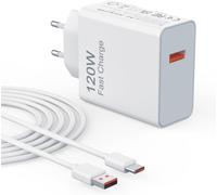 Ersan-120w Chargeur Rapide Pour Xiaomi 14t Pro/14 Ultra/13t Pro/12t/13 Pro/13 Lite/13/12/12x/Poco X7 Pro/X6/Poco F6 Pro/F6/X4 Gt, Chargeur Turbo Pour Redmi Note 14 Pro 13 Pro 12 Avec 6a Câble Usb C 1