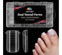 Ersan-240pcs Poppit Ongle Kit Pour Orteils, Longue Carré Capsules Popits Ongle Pédicure D'extension Kit Matte Faux Ongles Capsules Couverture Complète Nail Tips Pour Femme Fille