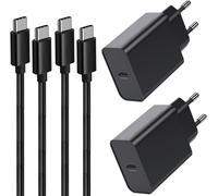 Ersan-2pack 45w Chargeur Usb C Rapide,Chargeur Et Câble Pour Samsung Galaxy S25 Ultra/S24 Plus/S25/S24 Ultra/S22+/S23/S21 S20 Fe,Note 20,A54 5g/A15 A56 A55 A36 A34 A53 A55 A33 A14 Prise Adaptateur Se