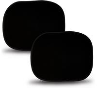 Ersan-2x Pare-Soleil Autoadhésif - Protection Solaire Pour Enfants Bébé - Noir - Pare-Soleil Pour Vitres De Voiture - 44x36cm - Pare-Soleil Auto Y Compris Sacoche - Universelle