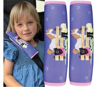 Ersan-2x Protection Pour Ceinture De Sécurité Avec Motif De Cheval Poney Ferme - Ceintures De Sécurité Épaulière Protection Ceinture Sièges Auto Coussin De Ceinture Pour Enfants Filles - 21cm X 6cm