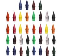 Ersan-36 Pcs 12 Colore Coloré Crayons Éternels Remplaçables Remplaçable Recharge Infini Crayon Remplaçable Graphite Graphite Crayons Sans Encre Tête De Rechange Pour Crayons Éternels Pour L'écriture