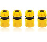 ERSAN-4 Pièces Extension rapide du tuyau, raccord tuyau d'arrosage, embout tuyau arrosage, kit de réparation de tuyau d'arrosage, pour un raccordement facile et rapide ou un tuyau de