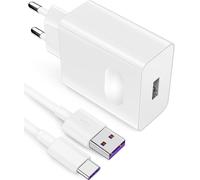 ERSAN-40W Supercharge Chargeur Rapide pour Honor 200 Lite 90 Lite Magic6 Lite X6b, Supercharge Chargeur avec 5A Câble USB C 1m pour Honor Magic7 Lite 6Pro 5Lite Magic V3 200Pro 200 Smart 70 Lite X8b