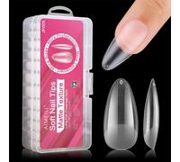 Ersan-432 Pièces 12 Tailles Différentes Faux Ongles Capsules Ongles Gel Uv Acrylique Pour Nail Art Long Artificiel Ongles Avec Boîte - Amande Court 05