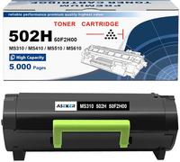 ERSAN-502H 50F2H00 Toner Cartouche Compatible pour Lexmark MS310 MS310d MS310dn MS312dn MS315dn MS410d MS410dn MS415dn MS510dn MS610de MS610dn MS610dte MS610dtn Imprimante 5000 Pages (Noir*1)