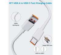 Ersan-90w Chargeur Rapide Pour Xiaomi Poco X7 Pro F7 Pro F6 M7 M6 X6 X5 F5, Xiaomi 15 Ultra 15 14t 13t 13 Ultra, Redmi Note 14 13 12 11 14c, Chargeur Turbo Hypercharge Avec 6a Câble Usb C 1,5m