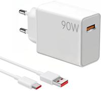 Ersan-90w Turbo Chargeur Rapide Avec 6a Câble Usb C 1m,Pour Xiaomi 15 Pro /15 Ultra /15 /14t /14 /13t /13 Lite/13 Ultra/Pad 7/ Redmi Note 14 P Ro/14c/13/12 /11 Pr O/Poco X7 Pr O /M7/X6/F7 Pro./F4/F5/