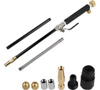 ERSAN-9Pcs Laveuses à Pression Buses de Tuyau Haute Pression, Nettoyeur Haute Pression Lance à Eau Haute Pression Pistolet à eau Haute Pression avec 2 Tuyaux D'extension 3 nozzles pour Voiture Jardin