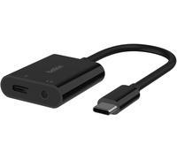 Ersan-Adaptateur Rockstar¿ Usb-C® 3,5 Mm Audio + Recharge (Adaptateur Audio Avec Usb-C Power Delivery De 60 W, Pour Iphone 15, Ipad Pro, Galaxy, Note, Google Pixel, Lg, Sony Xperia, Etc., Noir)