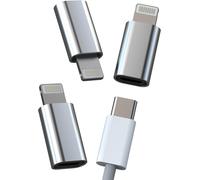 Ersan-Adaptateur Usb C Femelle Vers Lightning Mâle (3 Pack)Pour Apple Ipad Iphone 14 Connecteur Type-C Jack Câble Adaptateur Charge Adaptateurs Prise Chargeur Type Prise Chargeur Convertisseur Ycj-It