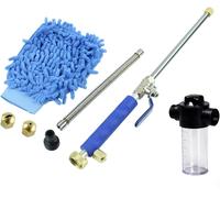 ERSAN-Aim Tools Nettoyeur Haute Pression Pistolet Lance de Lavage de Voiture Buse Jet D'eau Extensible Tuyau Mousse Pulvérisateur Kit pour Jardin Fenêtre Lavage de Voiture Nettoyage