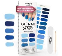 Ersan-Autocollants Auto-Adhésifs Pour Ongles En Gel Semi-Durci, Lampe Uv/Led Requise, 20 Enveloppes De Vernis À Ongles En Gel, Autocollants Pour Nail Art - I've Got The Blues