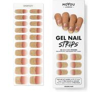 Ersan-Autocollants Auto-Adhésifs Pour Ongles En Gel Semi-Durci, Lampe Uv/Led Requise, 20 Enveloppes De Vernis À Ongles En Gel, Autocollants Pour Nail Art - Golden Gate